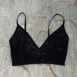 🖤ASOS SHEER BLACK BRALETTE NEVER WORN🖤